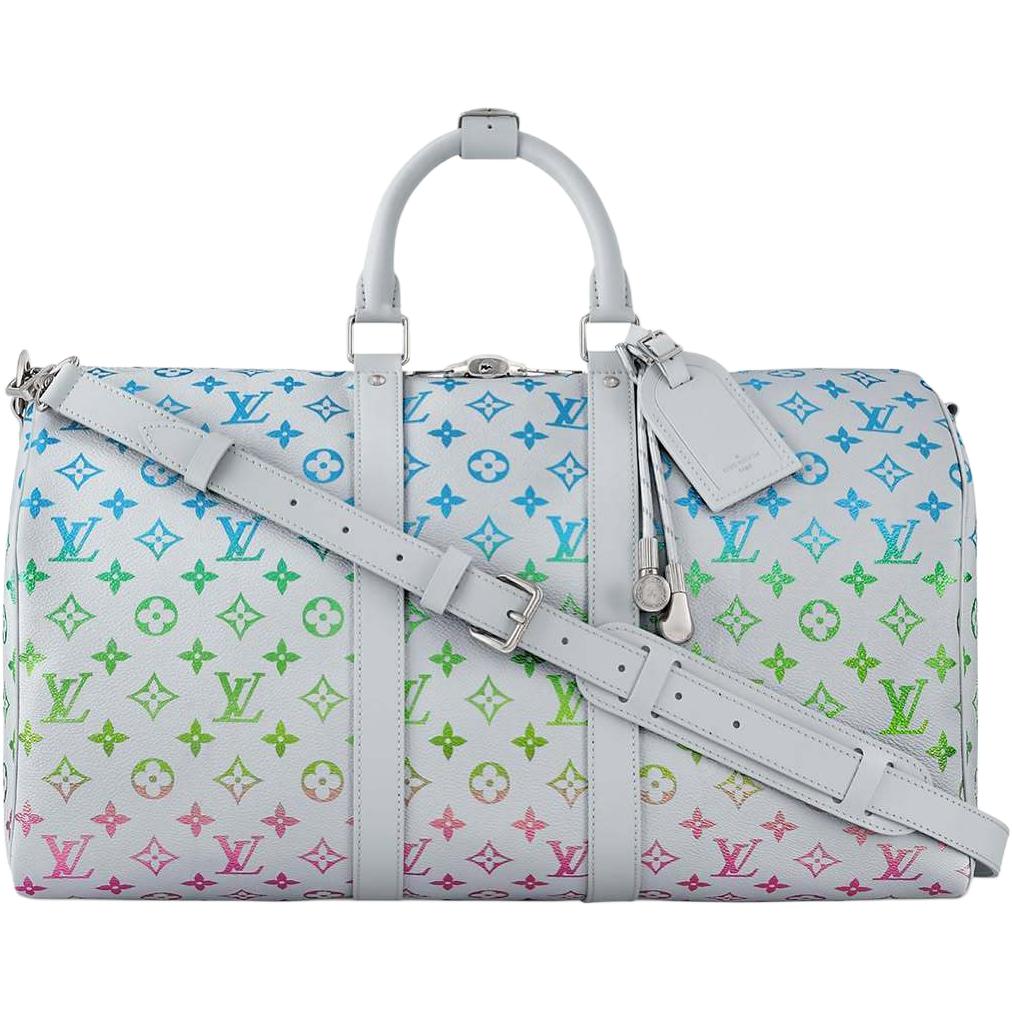 

LOUIS VUITTON Дорожная сумка Keepall 45L с кожаной отделкой