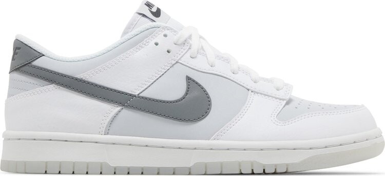 

Кроссовки Dunk Low GS 'Reflective Swoosh', белый