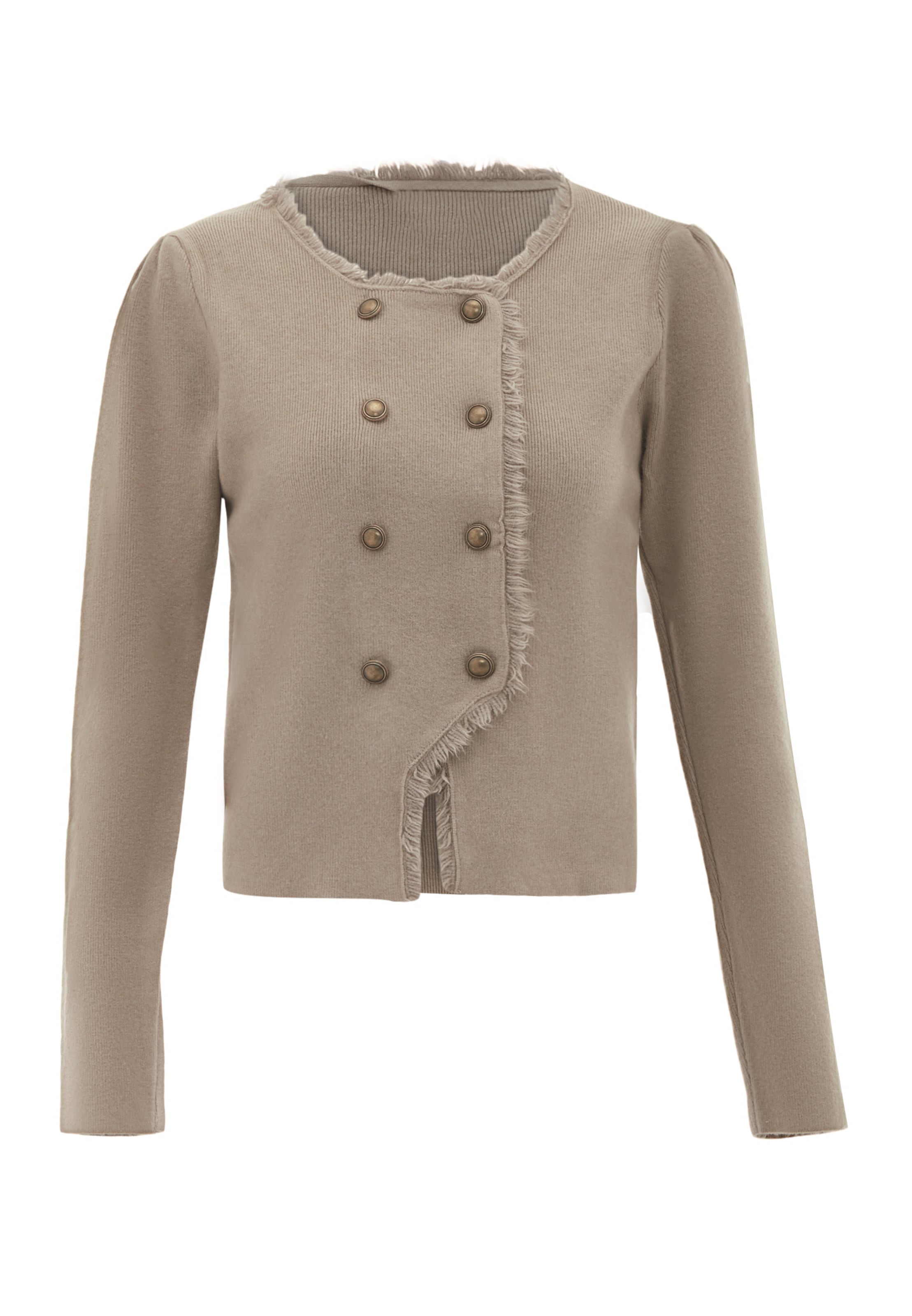 

NAEMI Вязаный кардиган светло-коричневого цвета