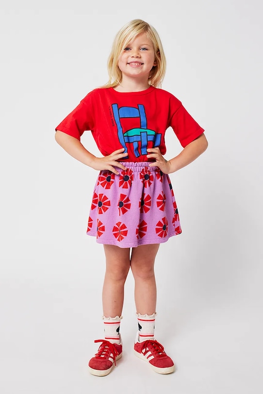 

Детская юбка Kaleidoscope Bobo Choses, фиолетовый