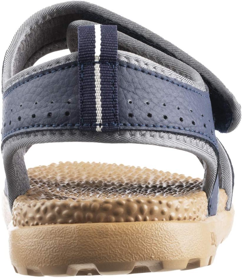Мужские сандалии Acorn Everywear Grafton, легкие с амортизирующей стелькой и мягкими регулируемыми кожаными ремешками, синий — фото 4
