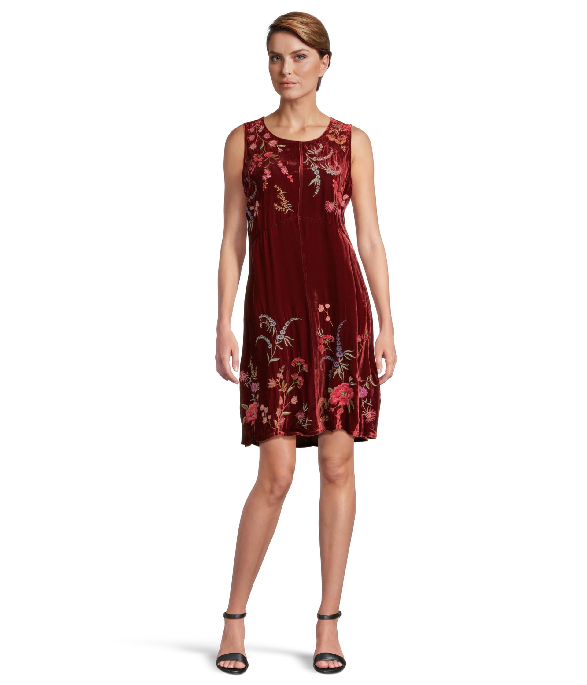 

Платье Johnny Was Velvet Chevron Tank Dress Mayra, цвет Cranberry