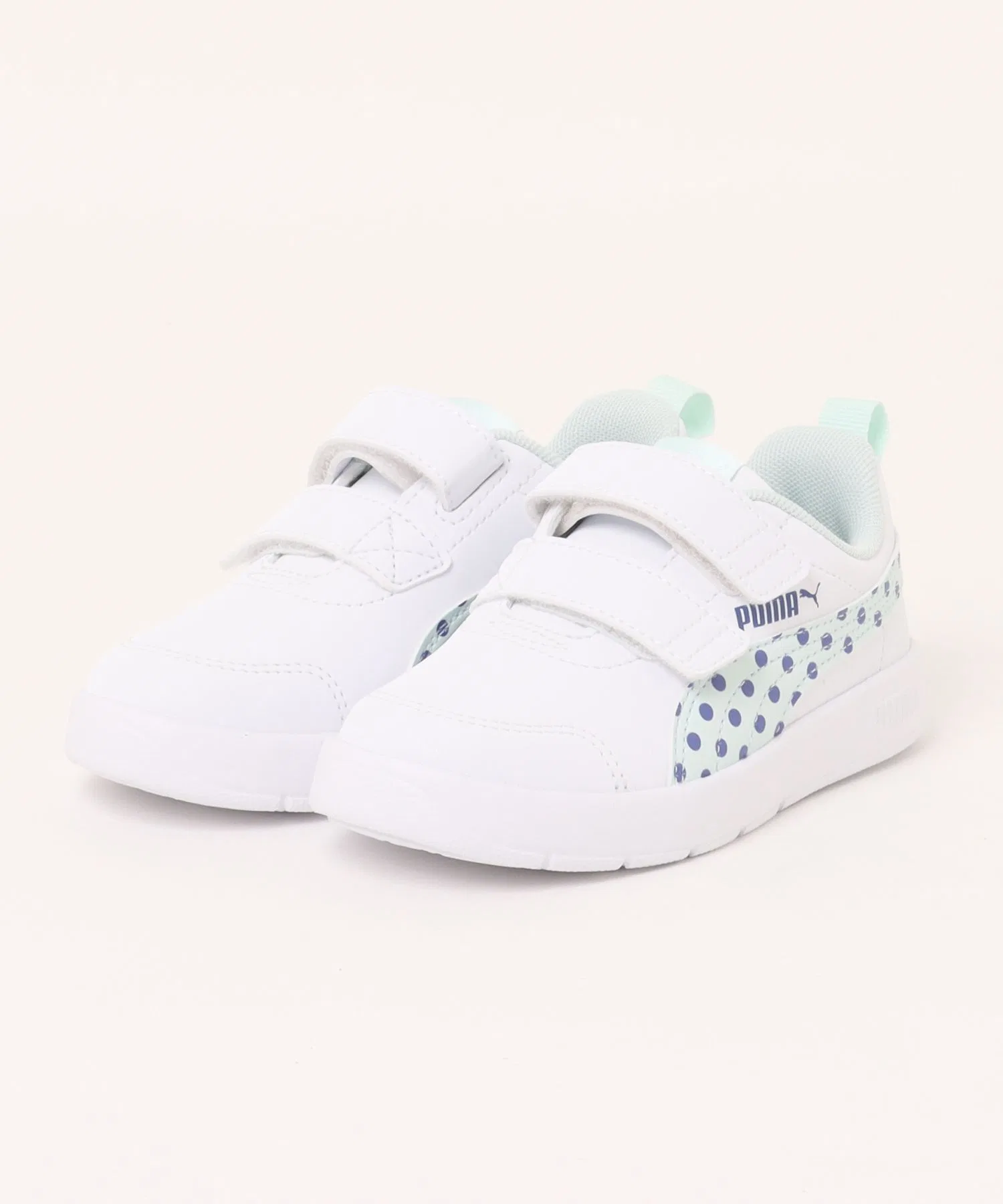 Детские кроссовки PUMA Courtflex V3 Dotty PS синие