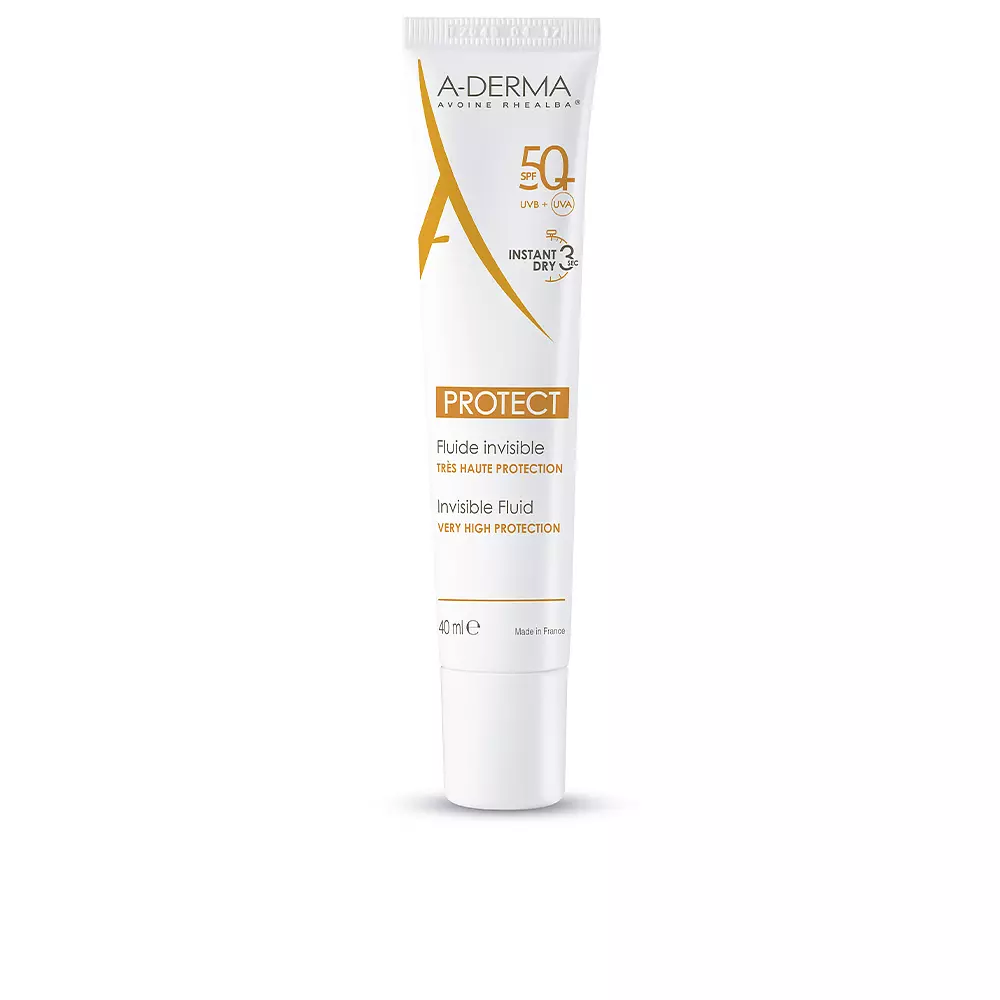 

Солнцезащитный крем Protect Fluido Solar Facial Invisible Spf50+ A-Derma, 40 мл