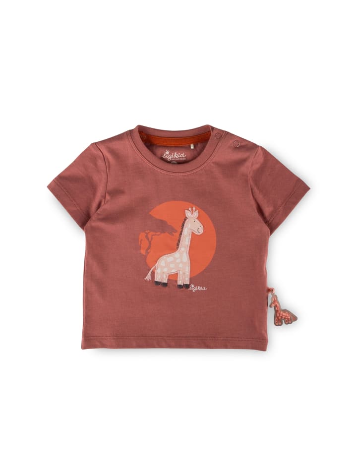 

Sigikid Футболка Savannah терракотово-розового цвета, Розовый, Sigikid Футболка Savannah терракотово-розового цвета