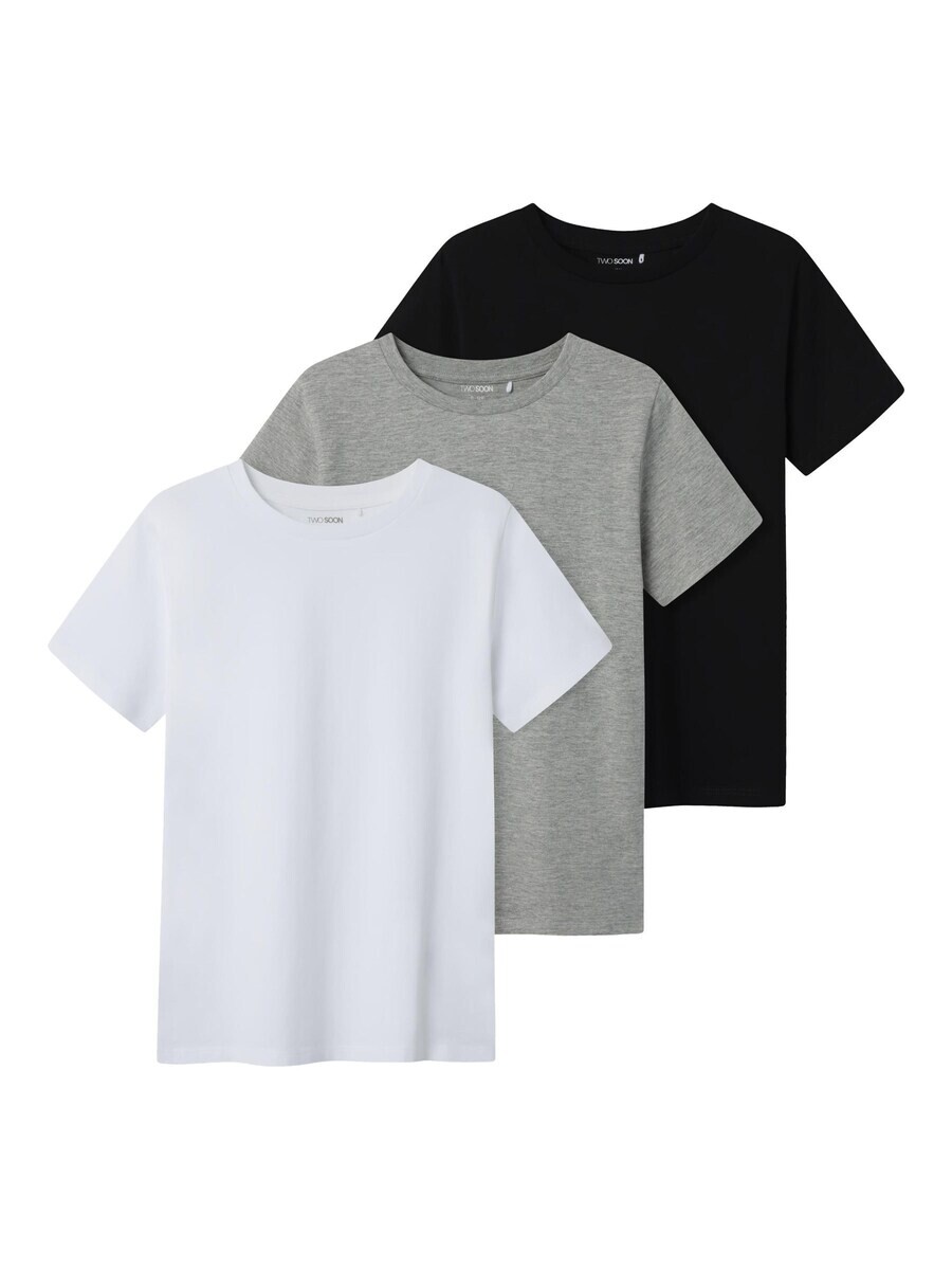 

Футболка TWO SOON Shirt, цвет grey/black/white