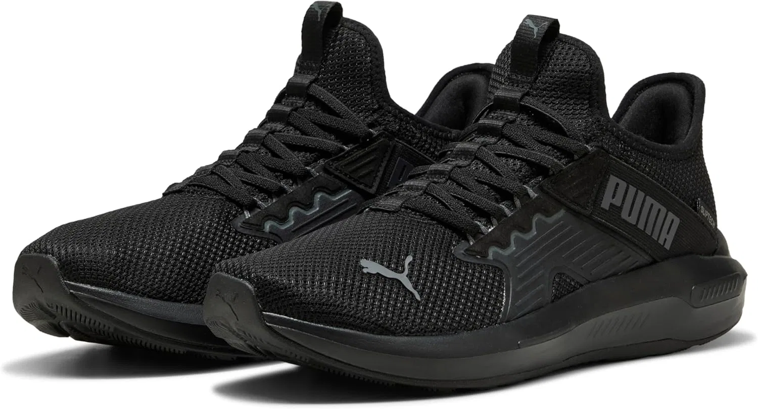 Кроссовки для бега по улицам PUMA Softride Enzo 5 Slip Tech Unisex, Puma Black, Cool, Dark Grey — фото 2