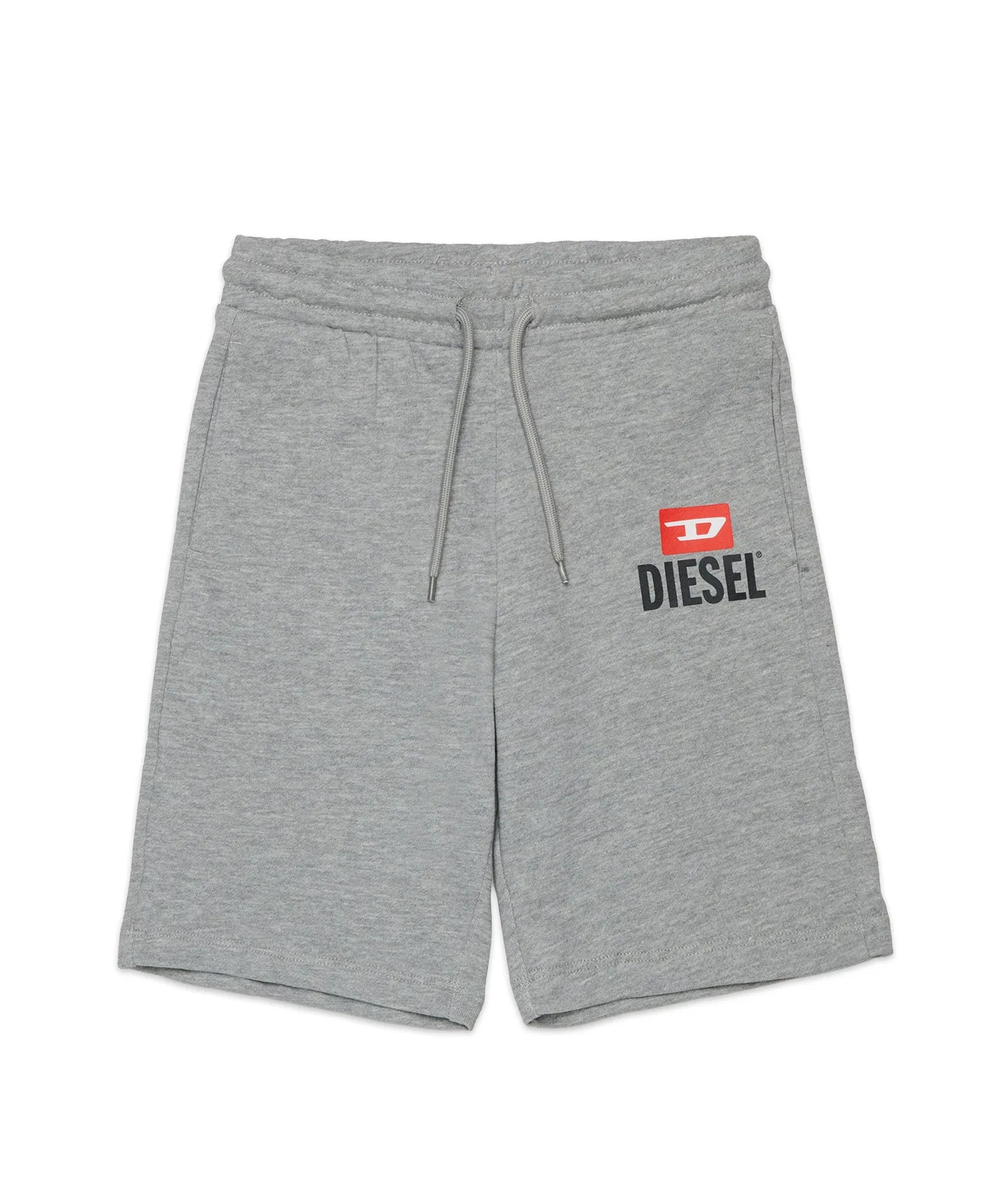 Унисекс шорты с логотипом DIESEL KIDS серые