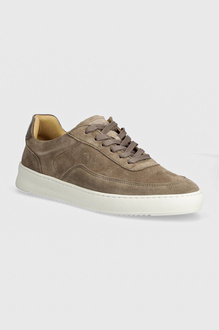 

Замшевые кроссовки Filling Pieces Mondo Suede, бежевый