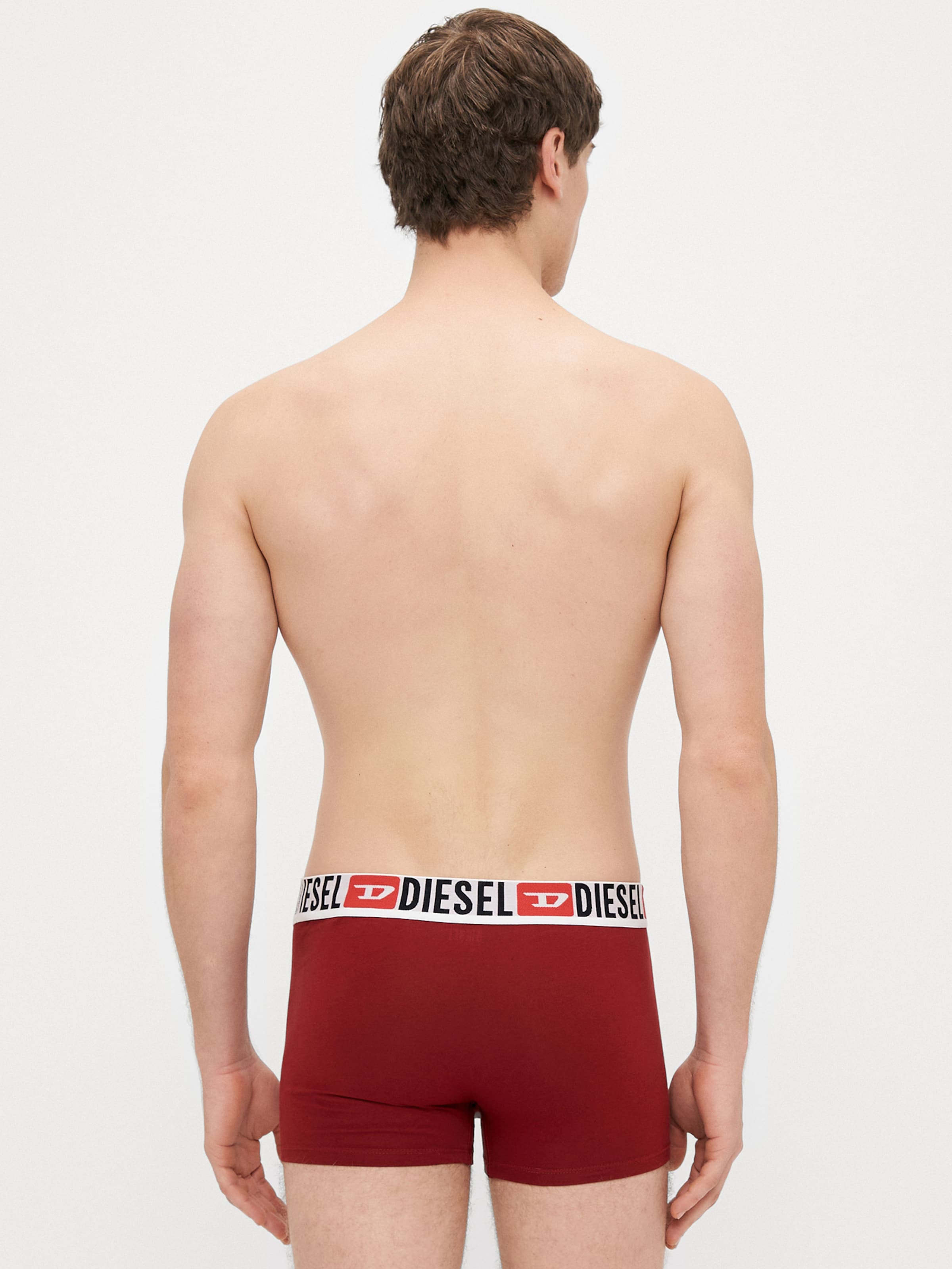 DIESEL Боксеры 'Damien' в цветах Dark Grey, Fire Red, Black — фото 4