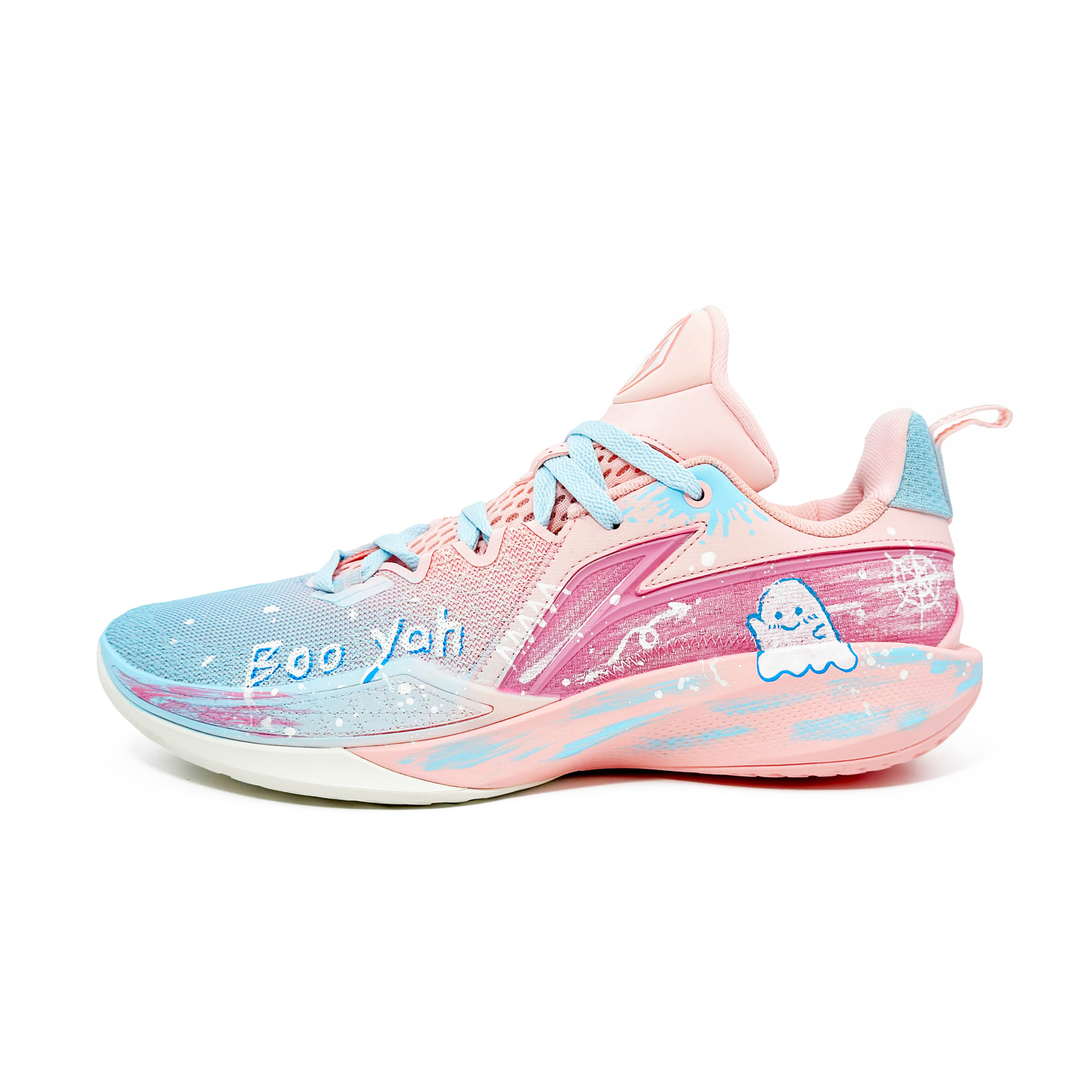 

Speed Ling 2 нескользящие, износостойкие, дышащие низкие баскетбольные кроссовки men's LINING, розовый