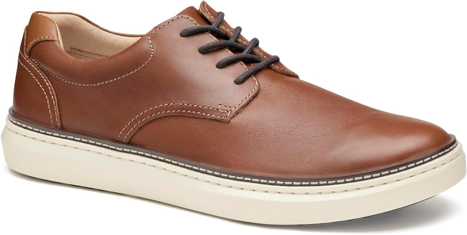 

Мужские повседневные туфли-кроссовки Johnston Murphy Culling 2 с простым носком Johnston & Murphy, Tan Full Grain