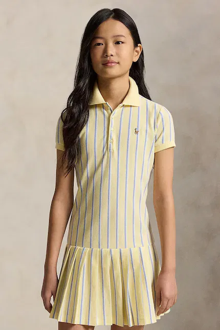 Платье в полоску Polo Ralph Lauren, желтый