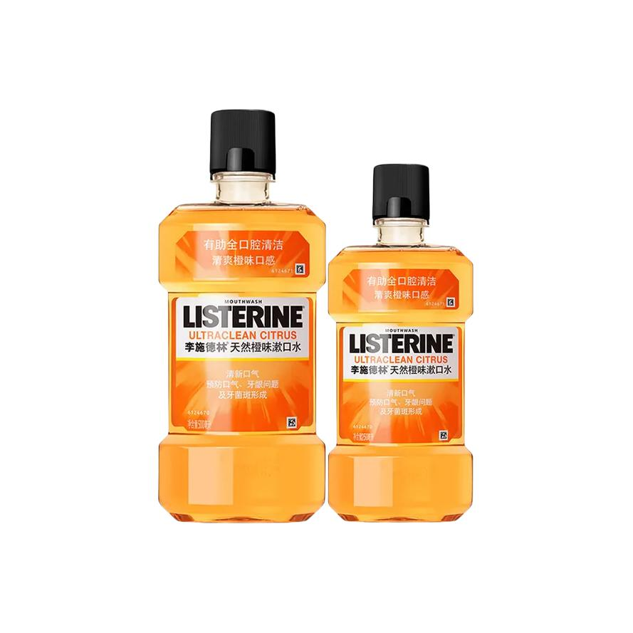 

Listerine Освежающий ополаскиватель для полости рта Ice Blue против зубного налета с ароматом жевательной резинки 250мл/500мл