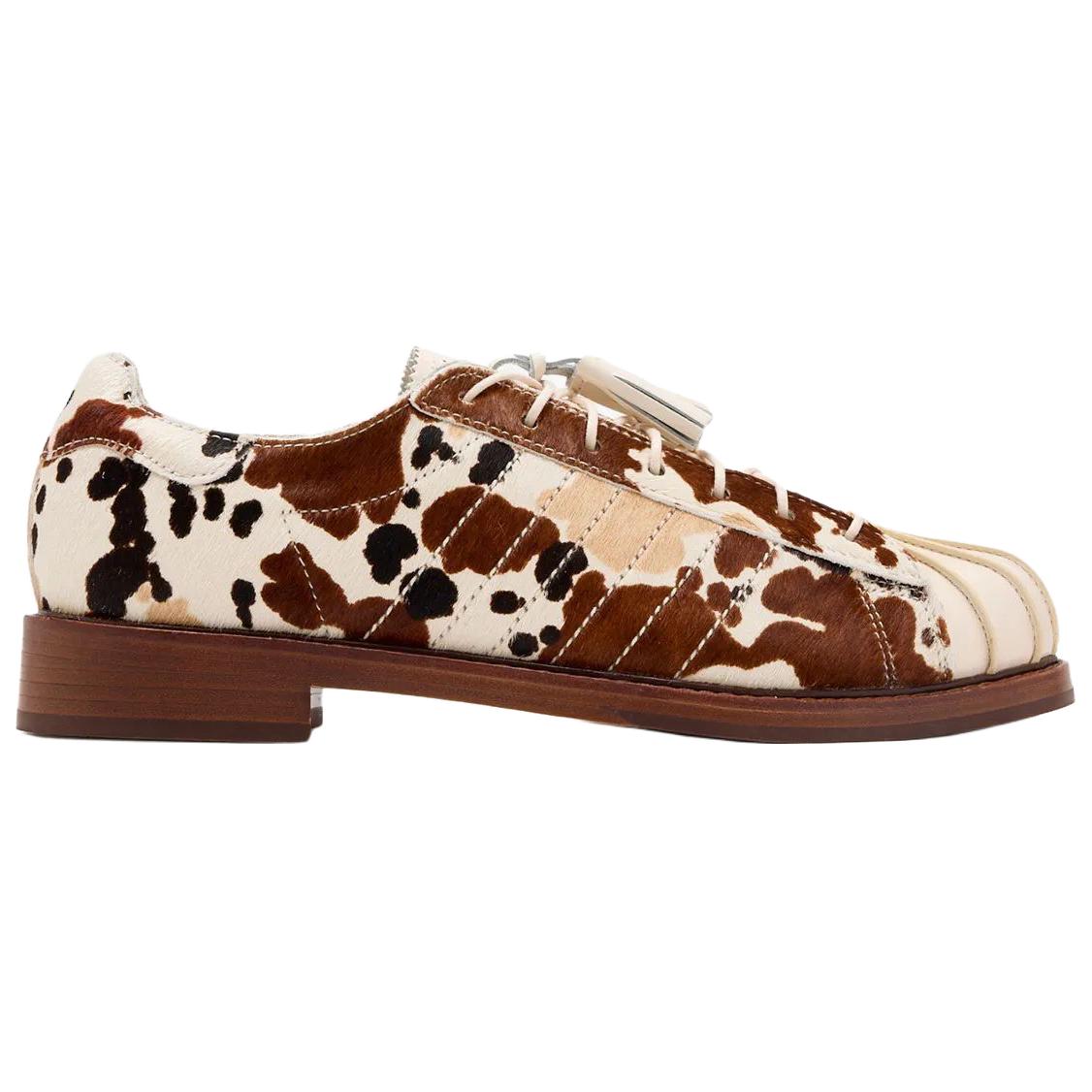 Superstar Clot x Superstar 'Cow Print' Adidas Originals, коричневый — фото 3
