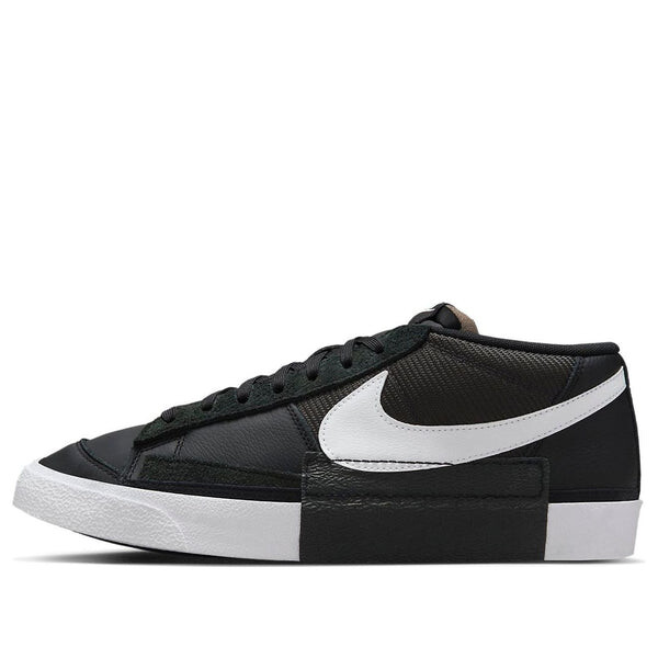 

Кроссовки blazer low pro club 'black white' Nike, черный