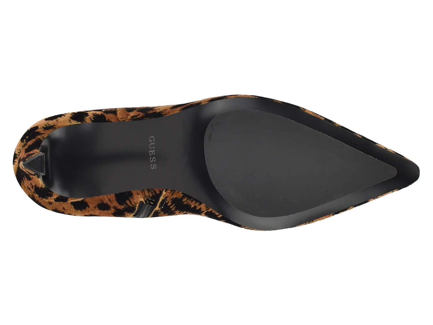 Ботинки Guess Palisa Boot, Black/Brown Leopard Print Fabric — фото 4