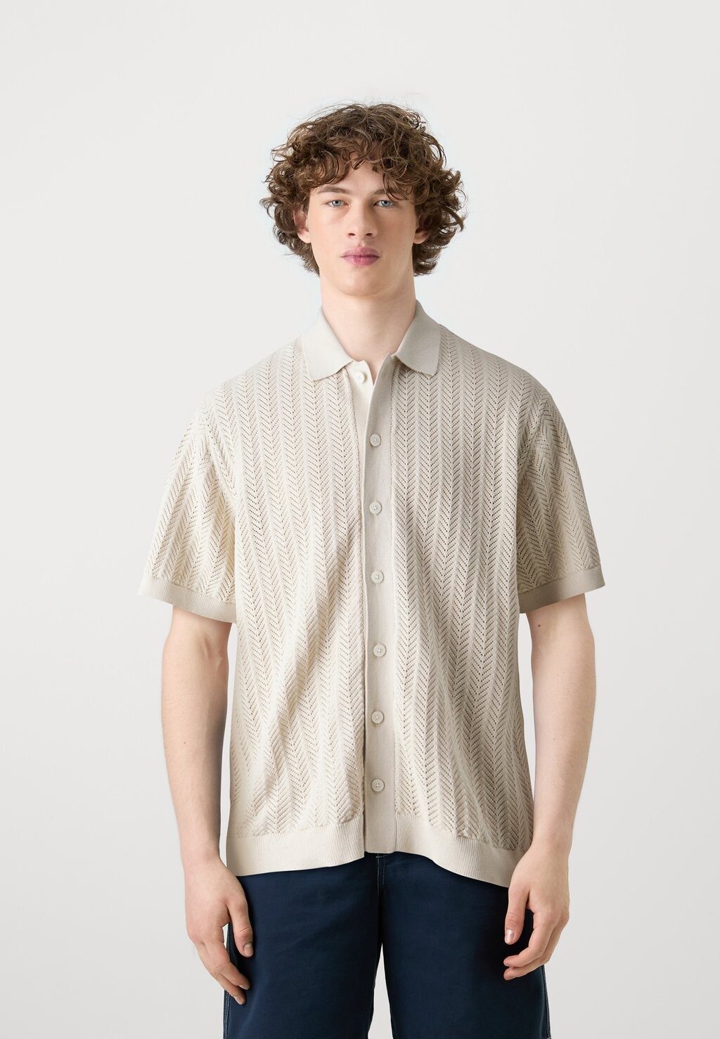 

Рубашка SLHBOXY HARRY Selected, бежевый