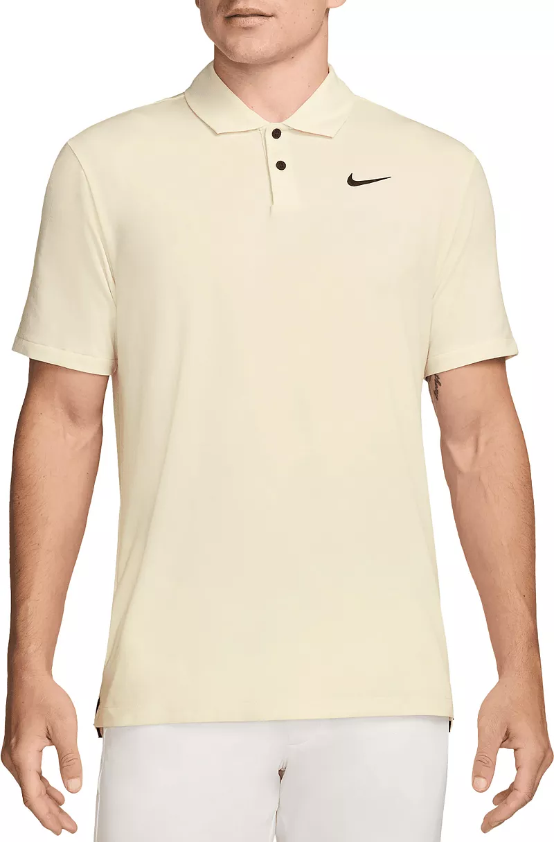 

Мужская футболка-поло для гольфа Nike Dri-FIT Tour Heather, цвет Coconut Milk