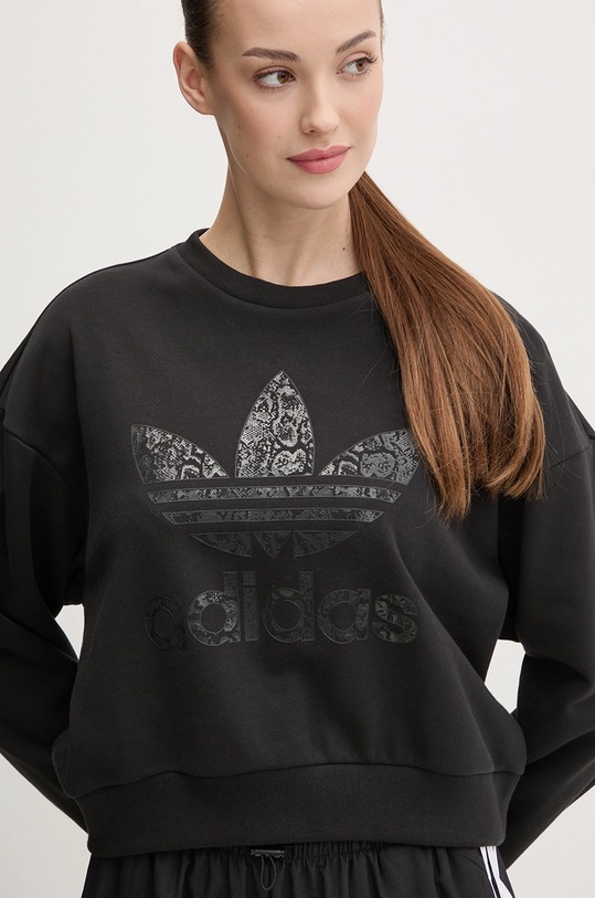 Хлопковая толстовка SNAKE CREW Adidas Originals, черный — фото 4