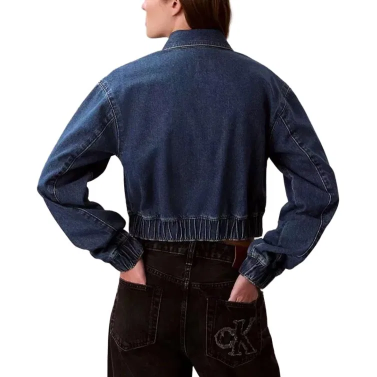 Джинсовая куртка женская Calvin Klein, Blue — фото 4