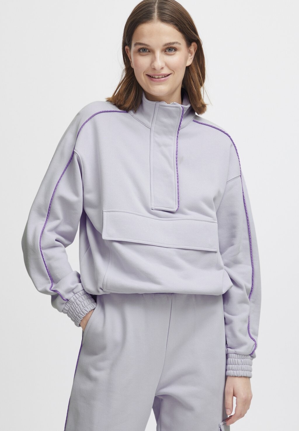 

Толстовка COLLAR TheJoggConcept, сиреневый