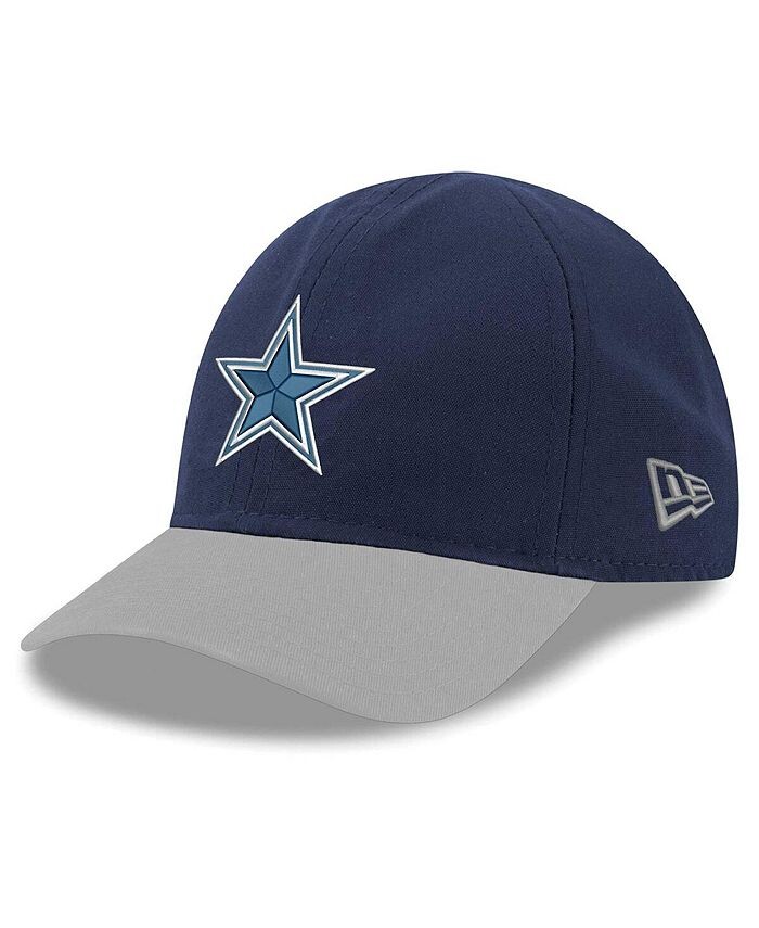 

Темно-синяя, серебристая регулируемая шапка Dallas Cowboys для мальчиков и девочек My 1st 9TWENTY New Era, синий