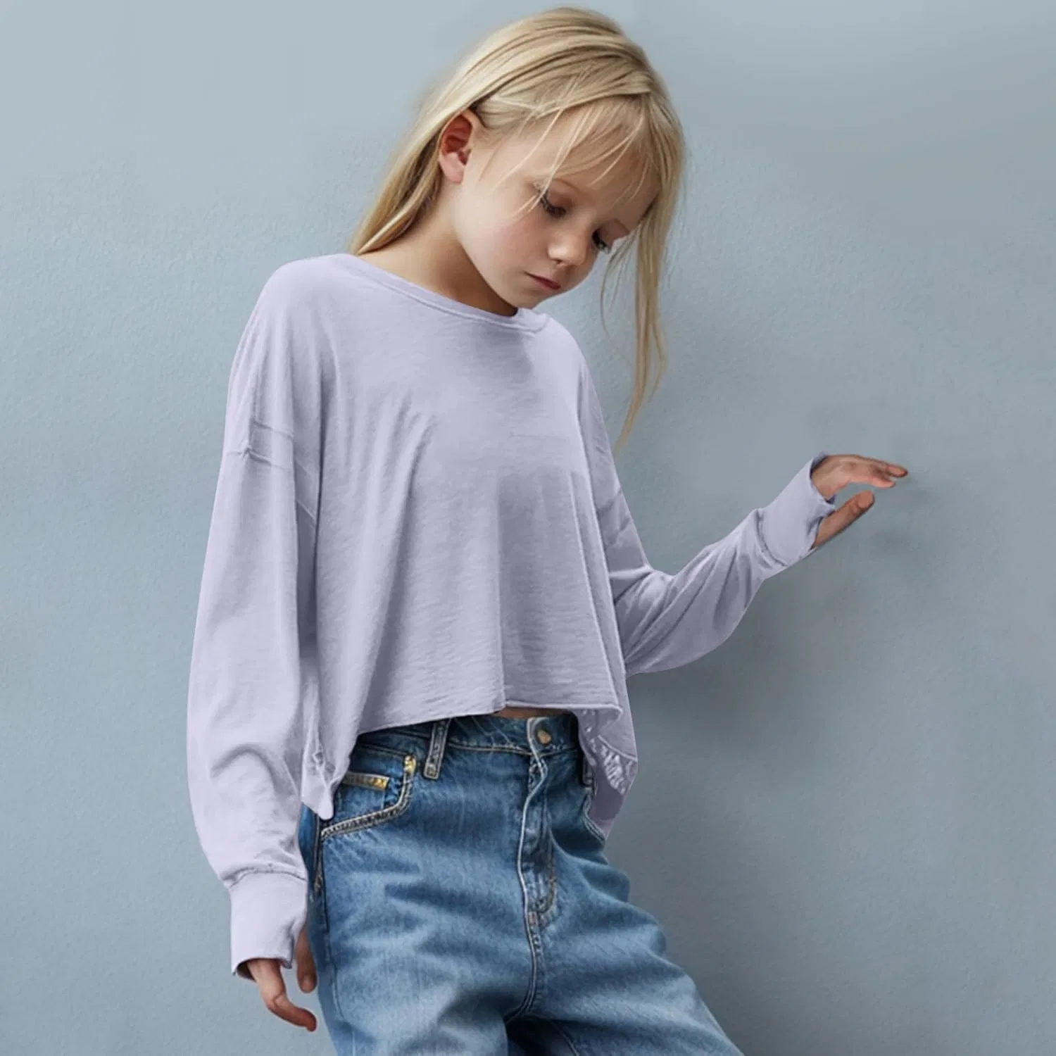 Футболка для активного отдыха с открытой спиной, nhApmj, A02-purple — фото 3