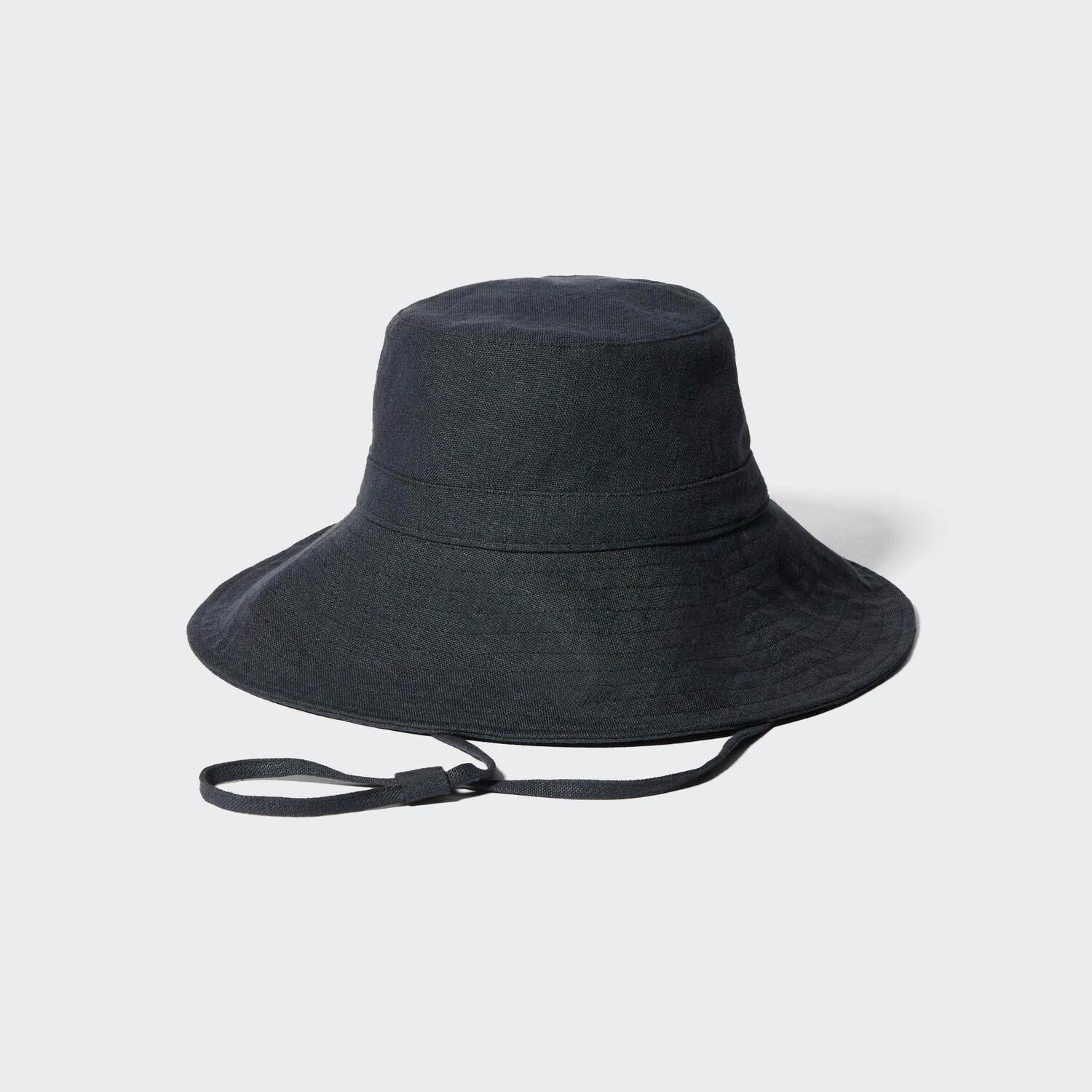 

Панама Uniqlo женская с широкими полями, темно-серый