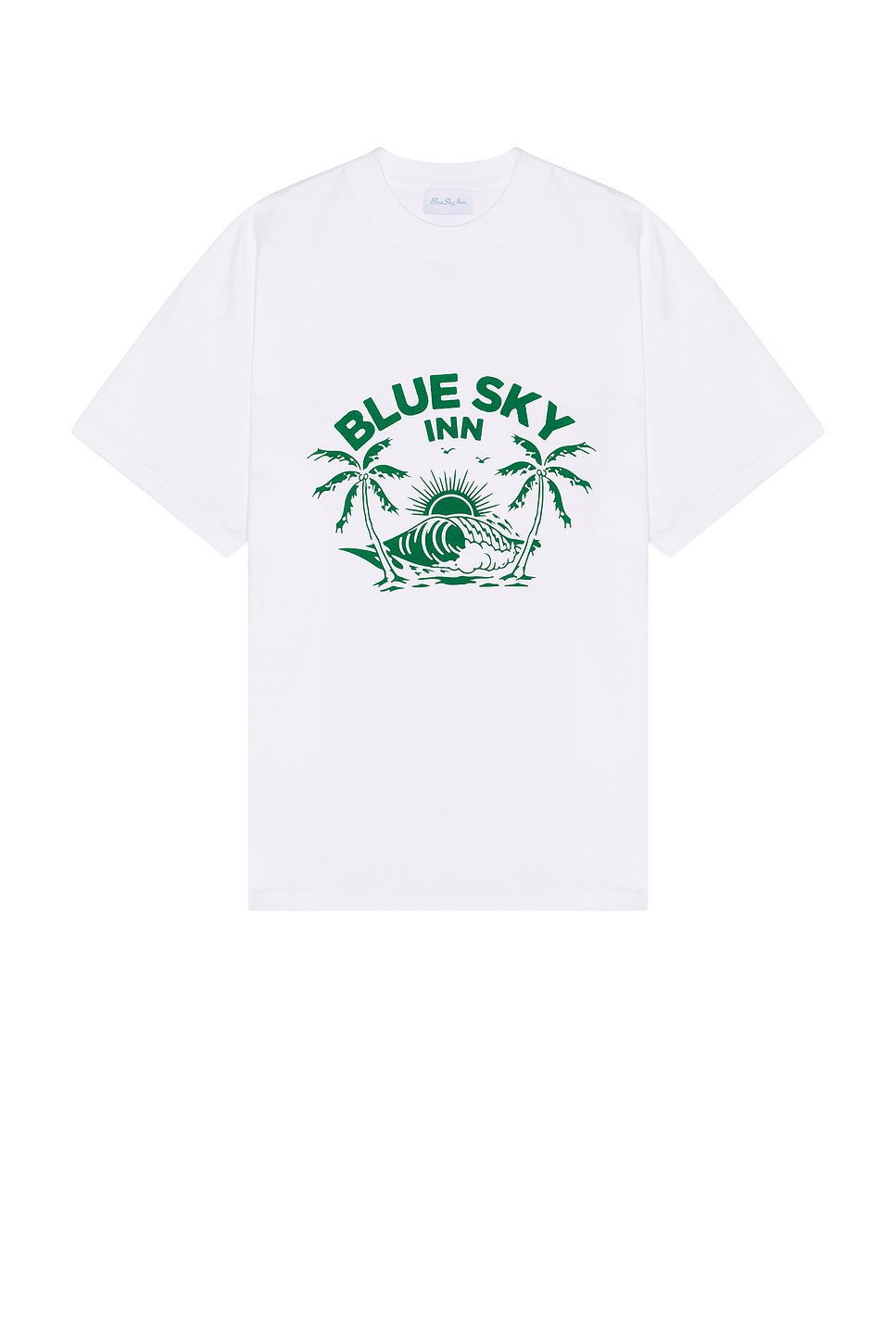 

Футболка "Зеленая волна" Blue Sky Inn, white