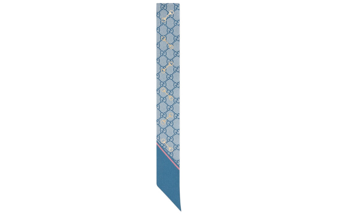 

GUCCI Женский шелковый шарф, Blue