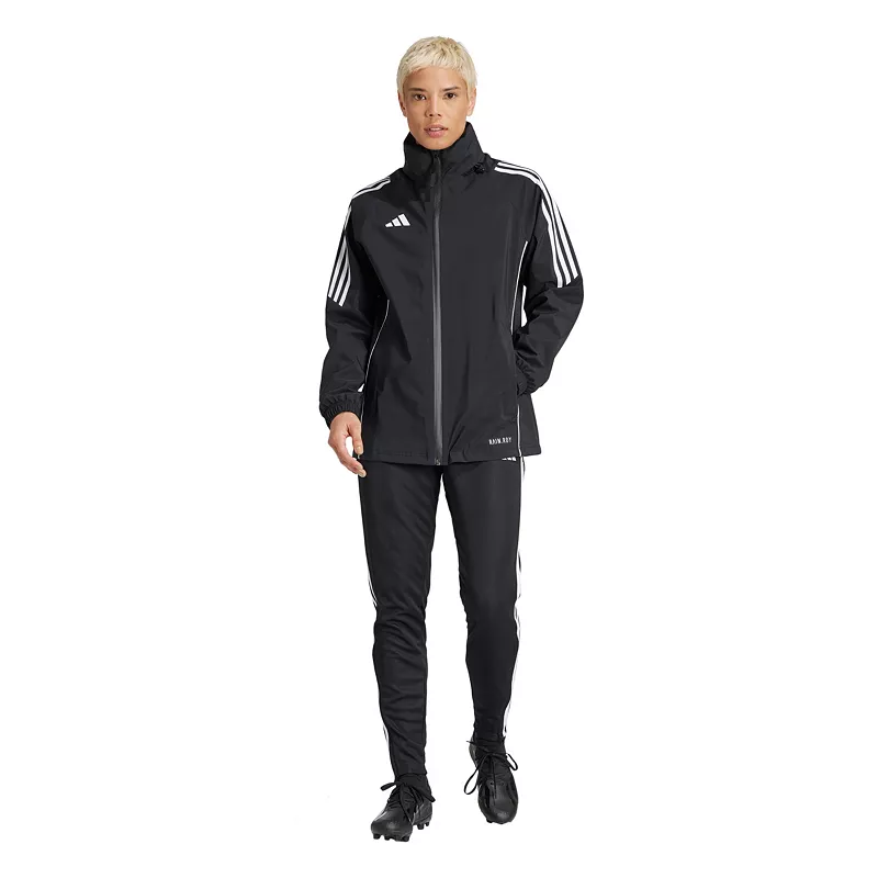 

Женская непромокаемая куртка Adidas Tiro 24, черный/белый