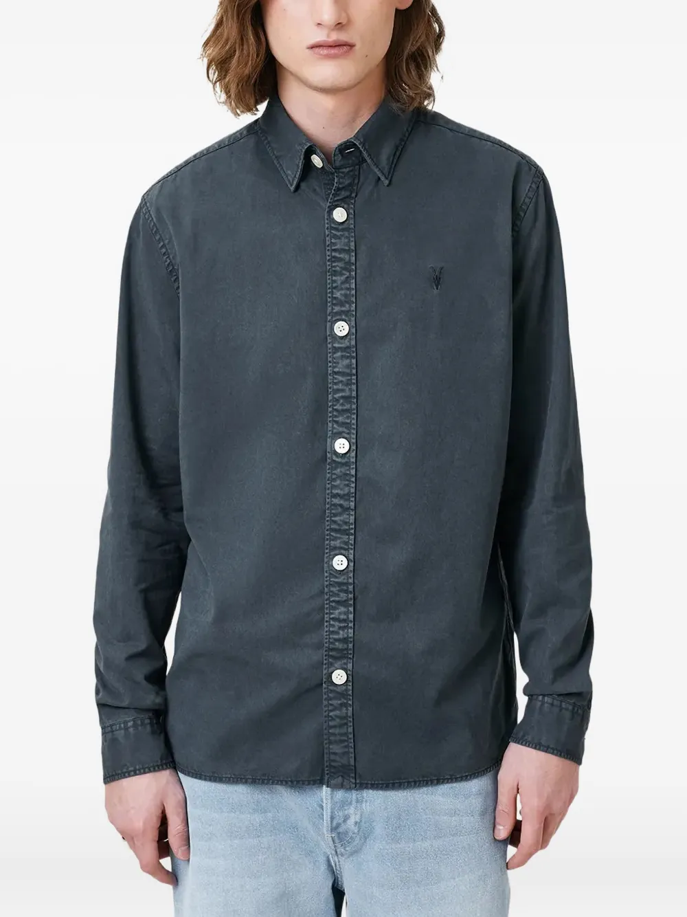

Рубашка Bodhi AllSaints, синий