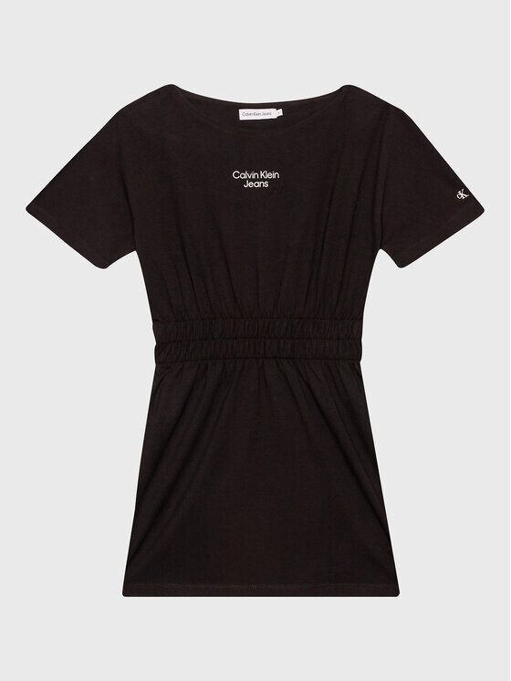 

Платье на каждый день, стандартного кроя Calvin Klein, черный