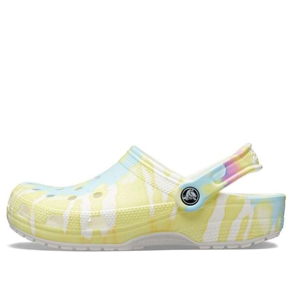 

Сандалии classic clog tie dye beach sandals multi-color Crocs, мультиколор