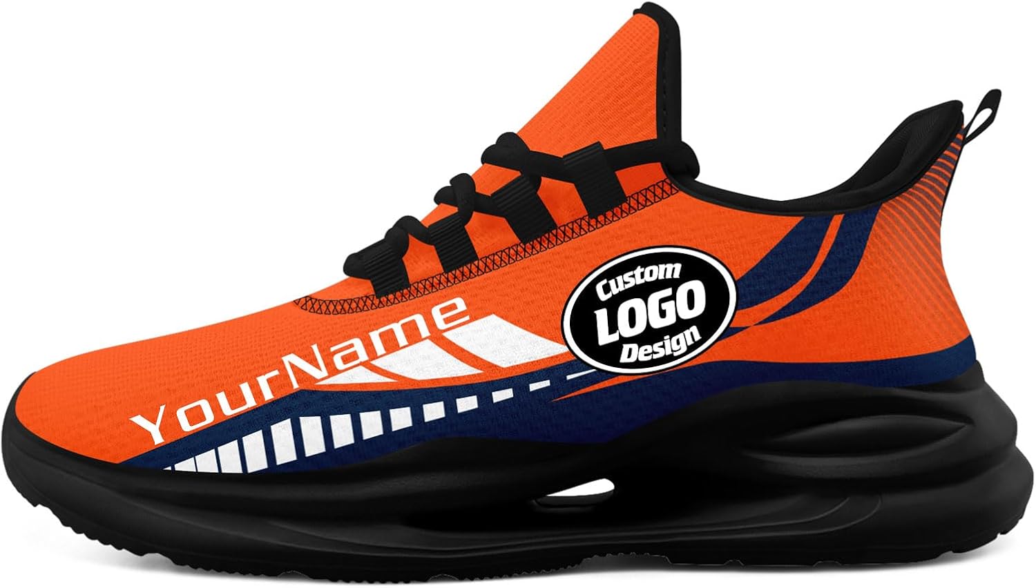 

Кастомизированные спортивные кроссовки с логотипом для мужчин и женщин, легкие дышащие беговые кроссовки из сетки Coolcustomize, белый/черный/синий/оранжевый/темно-синий