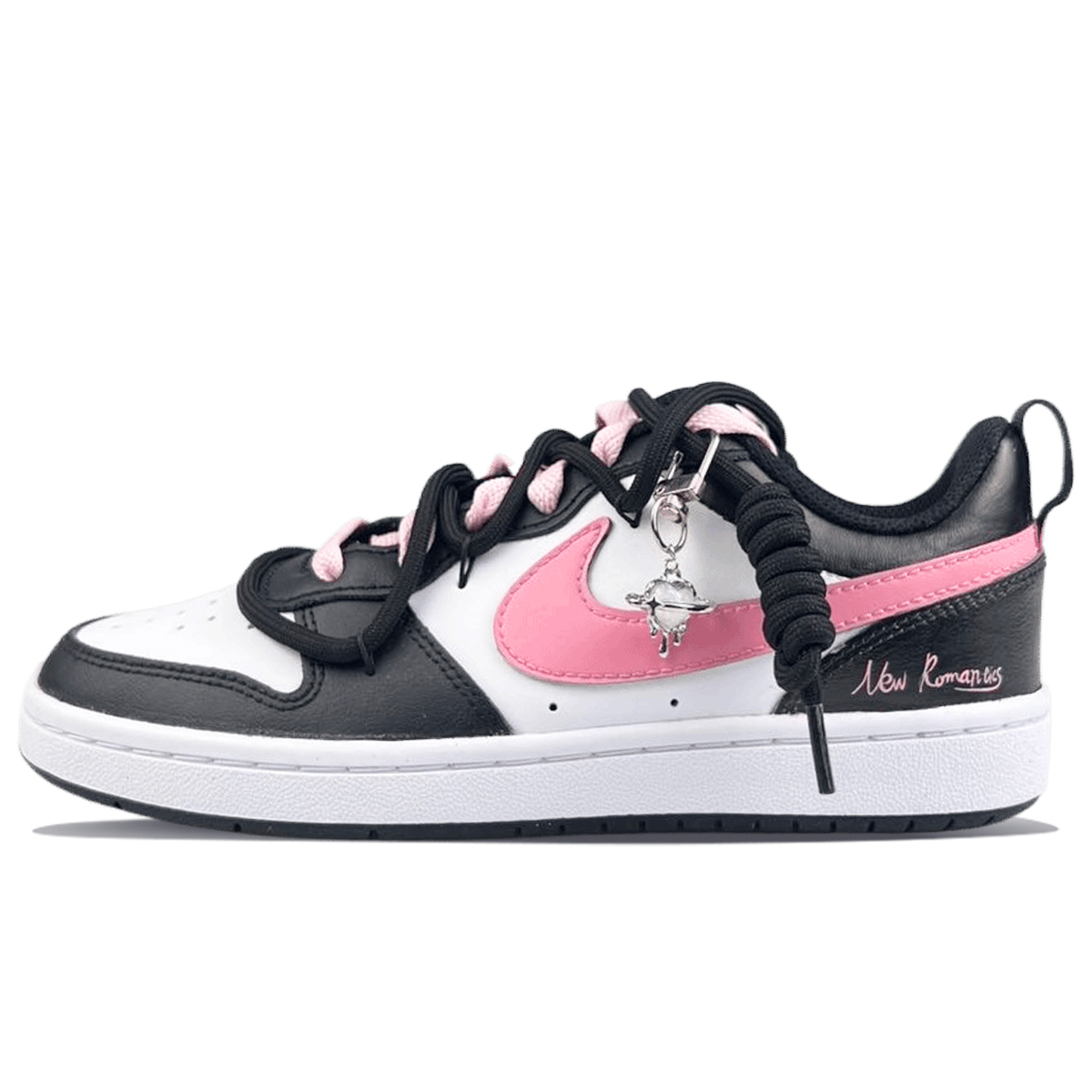 

Кроссовки Nike Court Borough 2 Skateboarding Shoes Women's Low-top Pink, черный