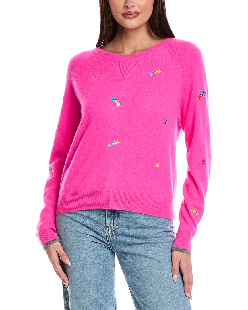 

Бродди Кашемир Мини-свитер Шутинг Стар Brodie Cashmere, розовый