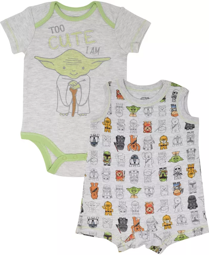 

Боди и комбинезон для мальчиков Yoda Star Wars, мультиколор