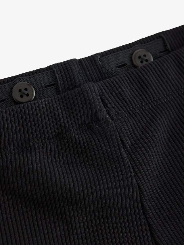 Детские фланелевые леггинсы с расклешенными штанинами Lindex, Pack of 2, Black — фото 3