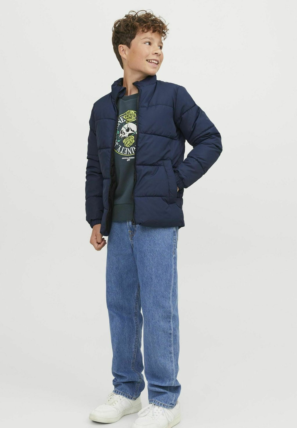 

Зимняя куртка WATTIERTE Jack & Jones Junior, цвет navy blazer