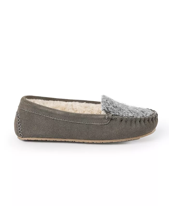 Женские тапочки Cosi Slip On из замши Minnetonka, серый — фото 2