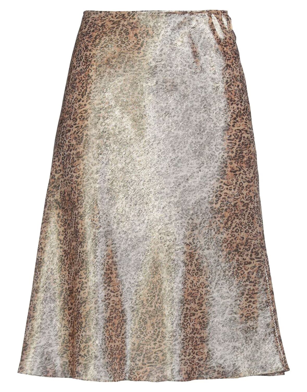 

Юбка миди Celine, бежевый