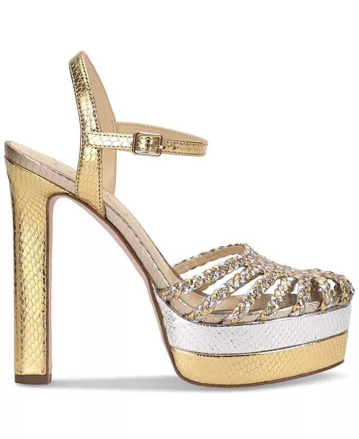 Босоножки Inaia на тканой платформе Jessica Simpson, серебро — фото 2