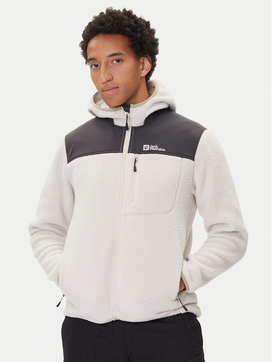 

Флисовая куртка regular fit Kammweg Pile Fz 1711271 Jack Wolfskin, экрю, Белый, Флисовая куртка regular fit Kammweg Pile Fz 1711271 Jack Wolfskin, экрю