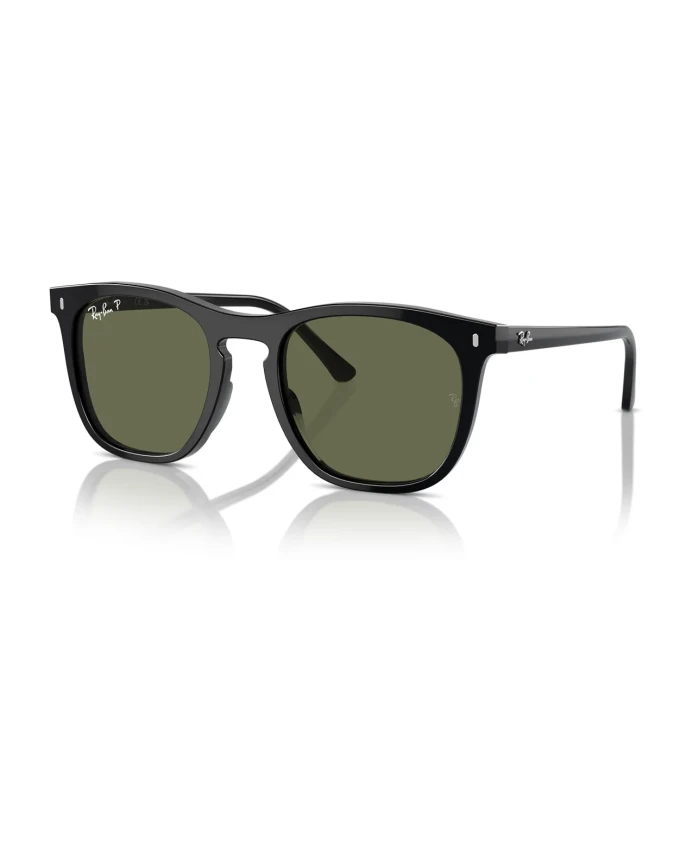 

Классические квадратные поляризованные солнцезащитные очки, зеленые Ray-Ban, черный