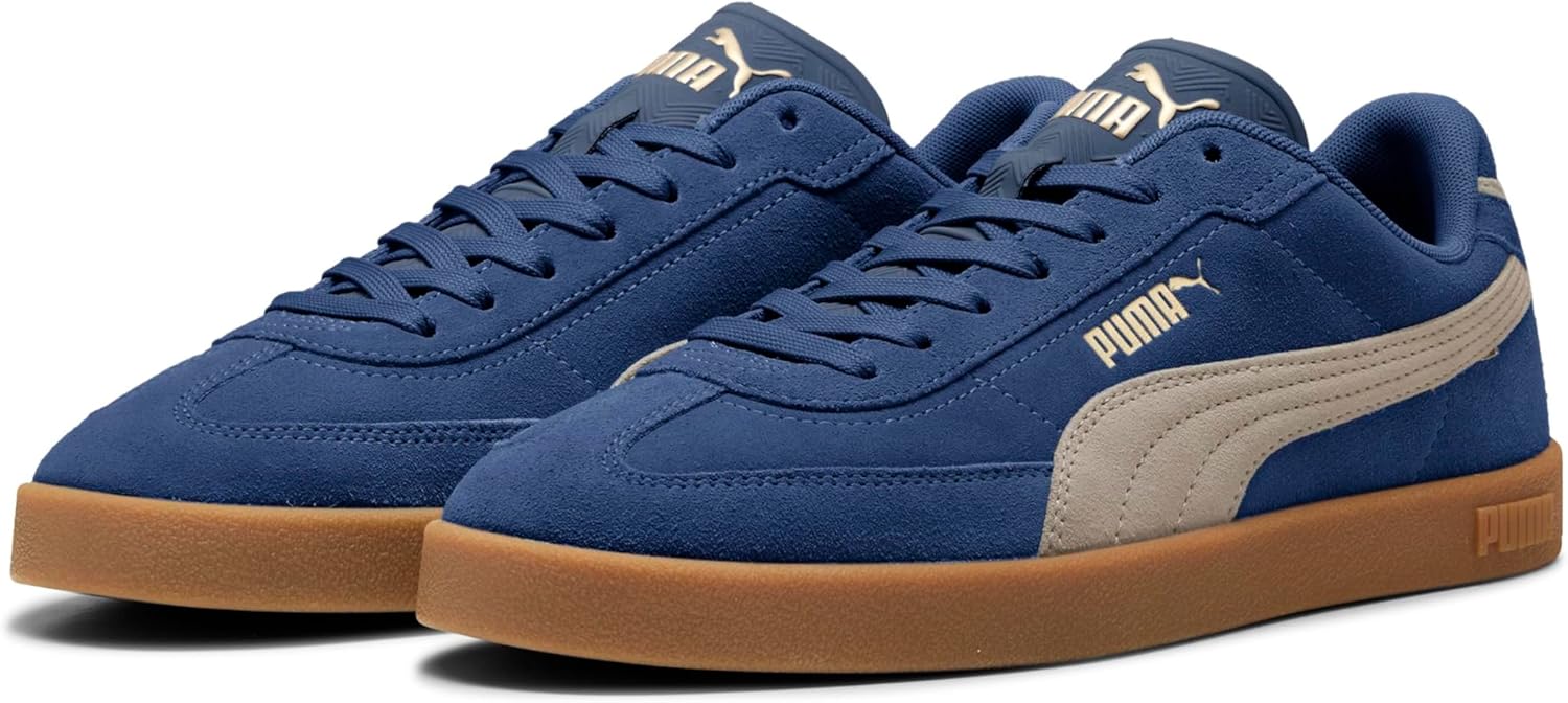 

Кроссовки Puma Unisex-Adult Puma Club Ii Era Suede, синий/песочный