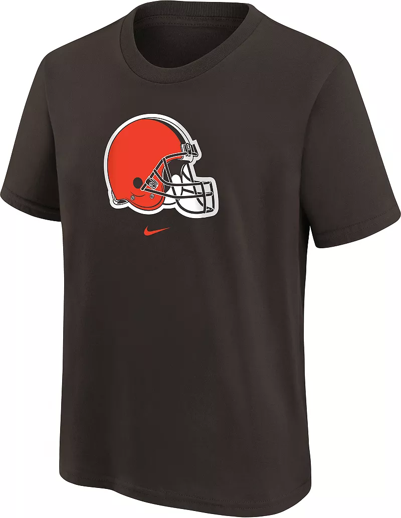

Коричневая хлопковая футболка с логотипом Nike Youth Cleveland Browns