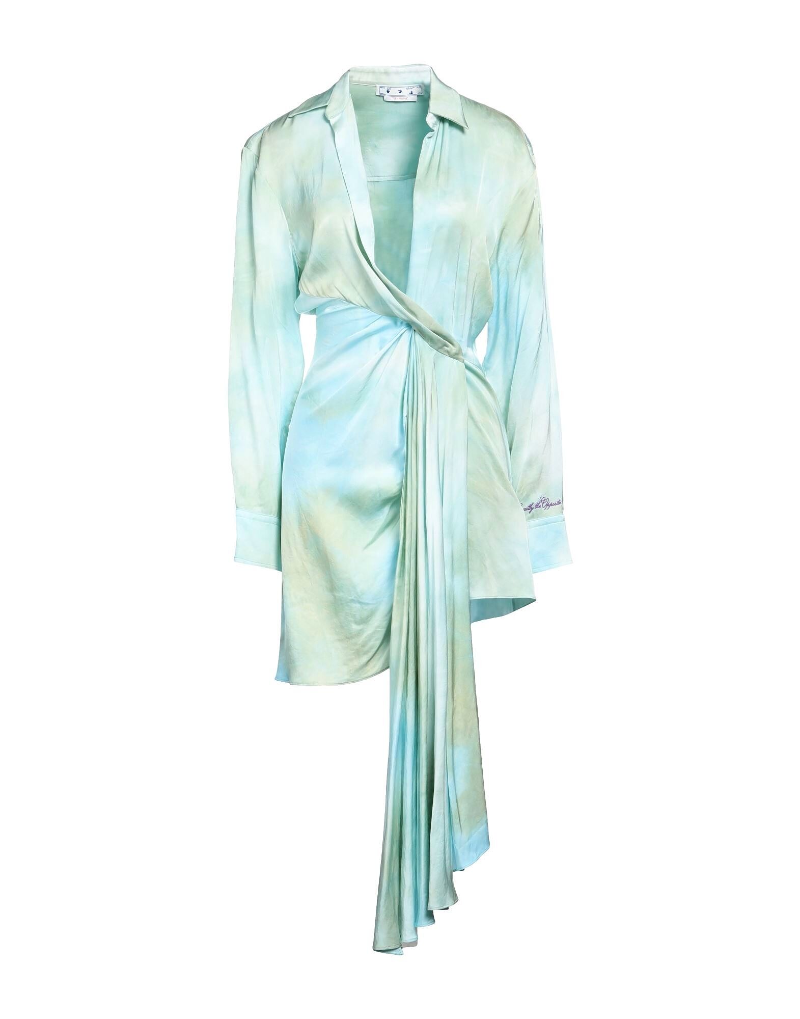 

Мини-платье Off, небесно-голубой