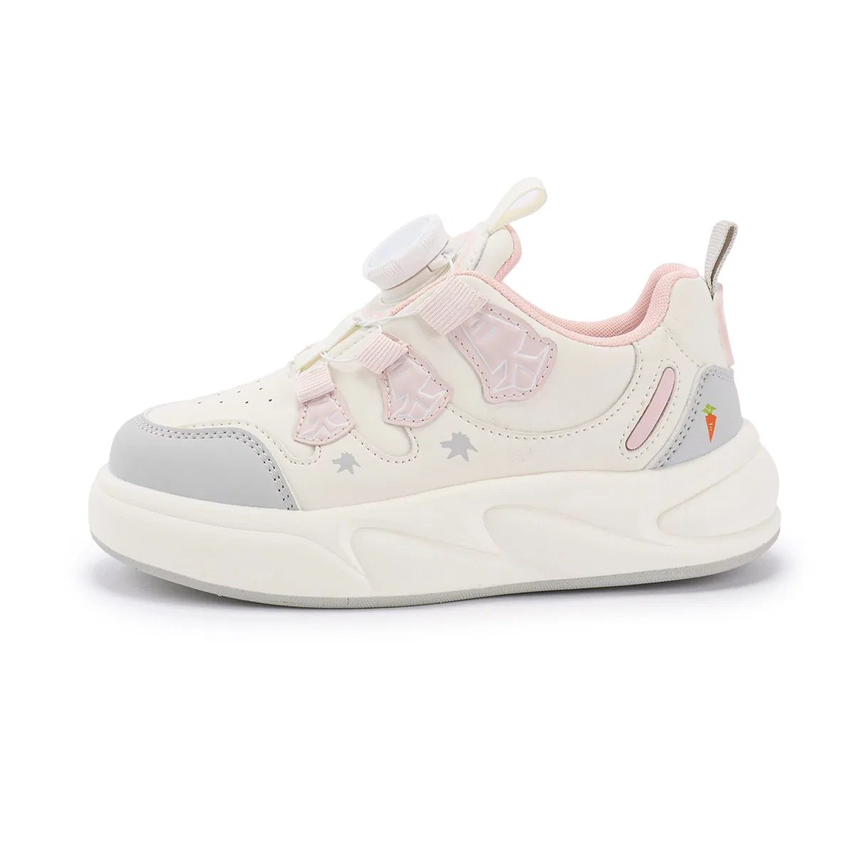 Кроссовки для скейтбординга Zootopia Slip Resistant Anti Kick Abrasion Resistant Low top Kids' Skateboarding Shoes Teenagers Disney, Pink